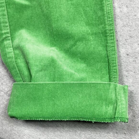Ralph Lauren Sport Pants Womens Size 4 Green Stretch Corduroy Straight Pants - Picture 11 of 12